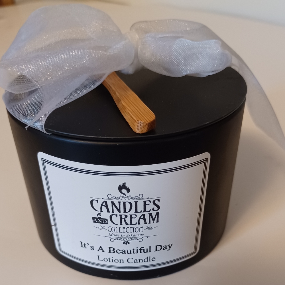 Candle and cream Lotion candle
